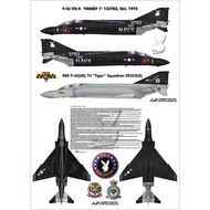 HobbyDecal AL32001V1 F-4J VX-4 Vandy1 Black Bunny October 1972 (1/32)