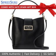Kate Spade Handbag In Gift Box Crossbody Bag Reegan Bucket Bag Black # KA753
