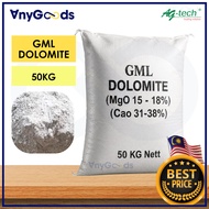 50KG AgroBuddy x AnyGoods Baja Dolomite GML Kapur Pertanian Perawat pH Tanah | Agricultural Ground M