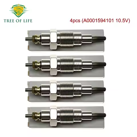 1/2/4x 10.5V Glow Plugs For MERCEDES OM636 ENGINE Fits IHC D 212 214 215 217 219 320 326 430 432 439