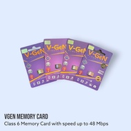 ORIGINAL MEMORY CARD Micro SD V-GEN CLASS 6 4GB 8GB 16GB 32GB MEMORY CARD CCTV HP ETC.