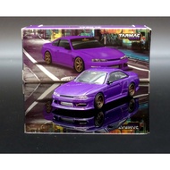 Tarmac 1/64 VERTEX Silvia S14 purple MASH