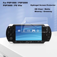 Sony PSP 3000/2000/1000/Play station PS VIta/E1000 Clear/Matte/Blueray/Greenray Screen Protector Hyd