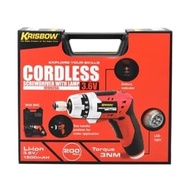 PROMO MURAH !!! -Obeng Listrik Nirkabel CORDLESS SCREWDRIVER Original Krisbow 3.6 V -SEDIA JUGA - me