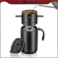 [Phenovo] Pour Over Coffee Maker Set Keeps Beverages Hot And Cold Versatile Portable Drip Brewer Set