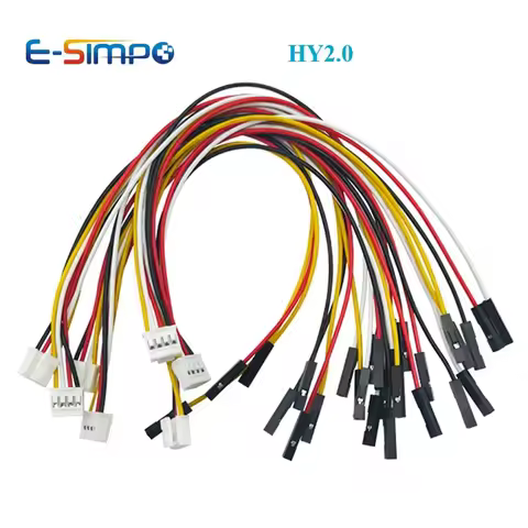 10Pcs HY2.0 to dubang line electronic wire-2P/3P/4P/5P/6 Pin To 2.54mm dubang Male/Female Wire Conne