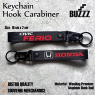GANTUNGAN HONDA CIVIC KEYCHAIN - CIVIC ESTILO KEYCHAIN - CIVIC FERIO - HONDA CIVIC GENIO CARABINER -