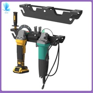 Angle Grinder Holder - 2 Bay Angle Grinder Rack/Stand Storage Rack with Cord Hanger Wall Mount Brack