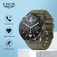 LIGE 2023 Smart Watch Men Full Touch Sport Bluetooth Call IP68 Waterproof Smartwatch For Android IOS