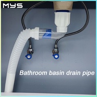 MYS ABS Lavatory sink drain pipe set Sink drain pipe set Bathroom basin drain pipe Sink drain pipe S