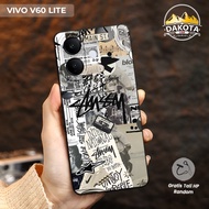 Vivo V60 Lite Silicone Softcase V50 Lite V50/ V40 V40 Lite Vintage Motif/ | Case pro camera black Vi