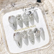 Vy____Shop Nail Box Code 488 Lovely Diamond Cat Eye Design Code - 4.8.8