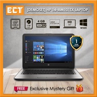 (Demo Set) HP 14-AM101TX Laptop (i5-7200U 3.10GHz,1TB,4GB,R5 M430-2G,14",W10) - Black