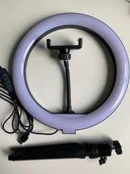 女神自拍補光燈 打燈 網紅燈  連腳架手機架 方便攜帶