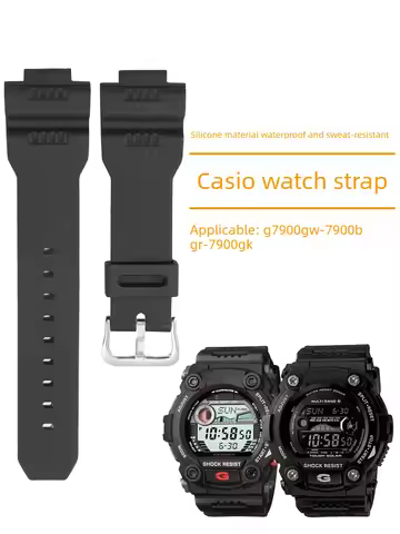 Suitable for Casio G-SHOCK Series G-7900 GW-7900B-1 GW-7900B Convex Silicone Strap