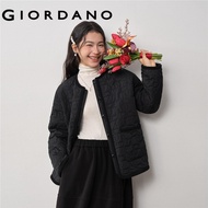 GIORDANO WOMEN Crewneck elephant quilted jacket 18375724