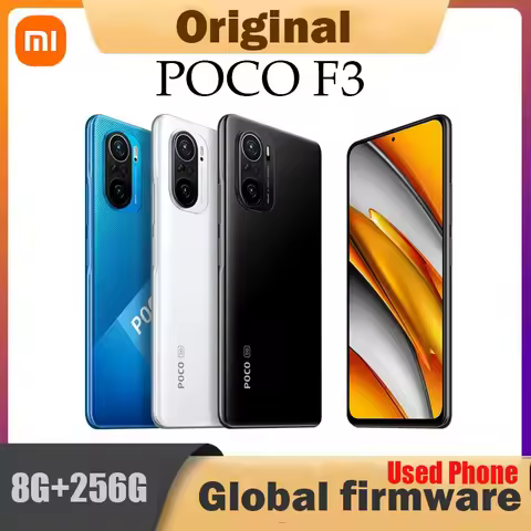 Global firmware Poco F3 Smartphone Snapdragon 870 6.67" 120Hz AMOLED 48MP Triple Camera 33W Fast Cha