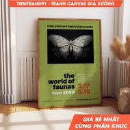 Tranh treo tường New York Art Festival Butterfly Poster - The World of Faunas Expo 2000 - Animal Art