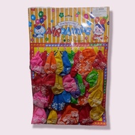 (100pcs) BALON ULANG TAHUN KARET LATEK TEBAL/ MAINAN RENCENG SIAP JUAL ISI 40PCS/ BALON MERAH PUTIH