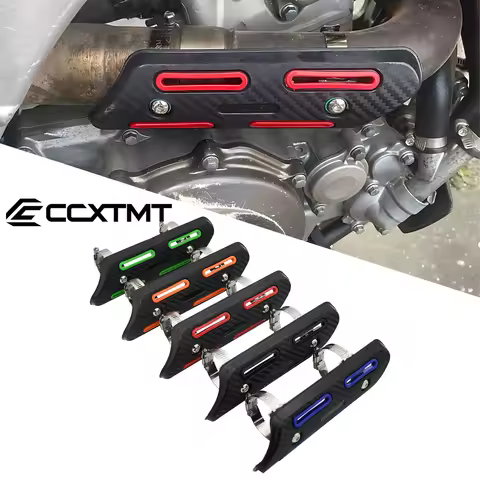Motorcycle Exhaust Heat Shield Protector Guard cover For BETA RR SHERCO SEFR KXF SXF EXCF SMR FC FE 