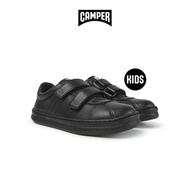 CAMPER รองเท้าผ้าใบหนัง เด็ก รุ่น RUNNER FOUR KIDS สีดำ ( SNK - K800139-015 )