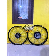 F1ZR Ag Style Spoke Rims Front 17 Rear 18 Custom Takasago Stickers