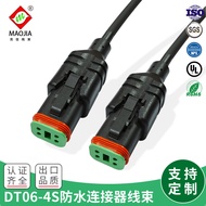 DT06Series Plug Connector Injection Molding Waterproof Wire DT06-4S Car Outdoor Waterproof Connectio