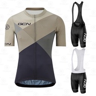 GCN Cycling Jersey Set MTB Uniform Bike Clothing GCN Bicycle Wear Clothes Men Short sports Maillot