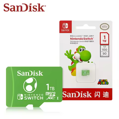 SanDisk Nintendo Licensed Memory Cards For Nintendo Switch microSDXC card 128GB 256GB 512GB 1TB Orig