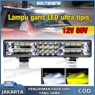 Paling Terang SLRG Lampu Tembak Sorot Motor 12 Volt Super Terang 200w Lampu Tembak Led Mobil 22cm 48