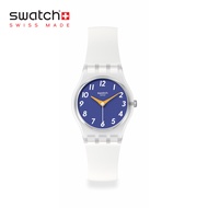 Swatch Lady THE GOLD WITHIN YOU LE108 White Silicone Strap Watch