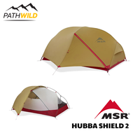 MSR HUBBA HUBBA SHIELD 2 เต็นท์น้ำหนักเบาสำหรับนอน 2 คน เหมาะกับทริปเดินป่า ขี่จักรยาน ขี่มอร์เตอร์ไ