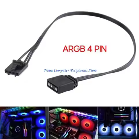 F68C ARGB 4Pin 5V Adapter Connector Line for Corsair RGB To Standard ARGB 4-Pin 5V