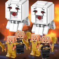 Minecraft Building Block Minifigure MC Big Movie Merchandise Pig Spirit him Steve Villager Dog Villa