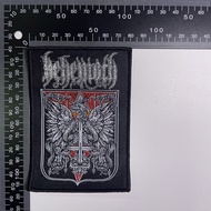 BEHEMOTH Black Metal Band Official Vest Battle Vest Cloth Label Patch 666 Rock Store