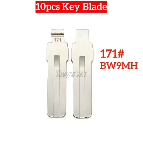 10pcs BW9MH Motorcycle Uncut Metal Blank Spare Key for BMW F800R K1300GT K1200R R1200RT K1300R F650G