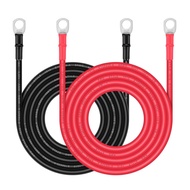 Battery Cable - iGreely 8 AWG 8 Gauge Wire Tinned Copper Wire Battery Power Inverter Cables with 3/8