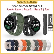 Strap For Suunto Race 2 , Suunto Race , Suunto Race S , Suunto Run Replacement Silicone Strap
