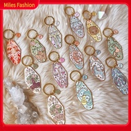 Wind Earth Water Keychain Pendant Woven Handbag Key Chain Charm Boho Zodiac Keychain Pendant Retro E