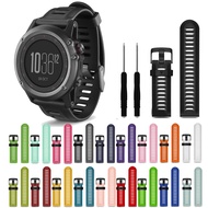 for Garmin Fenix 3  Fenix 3 hr Watch Band Silicone Strap Replacement Band with tools