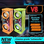 Mini Bluetooth Speaker 360°Surround Sound Bluetooth 5.4 Portable Bluetooth Speaker Waterproof IPX7, 