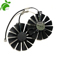 AZHANG 1 Set 95MM T129215SM GPU Cooler Fan For ASUS ROG POSEIDON GTX1080TI STRIX RX 570 470 580 GTX 
