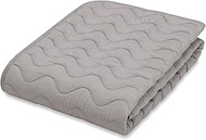 French Bed Genuine Product 360645670 Bed Pad, Gray, Wide Double Size (60.6 x 76.8 inches (154 x 195 