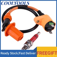 Cooltools Ignition Coil and Spark Plug for GY6 50CC 125CC 150CC Scooter ATV
