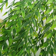 Faux bamboo leaf vines, length 70cm, 5 branches