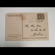 Kartu Pos Nederland Indie 1933