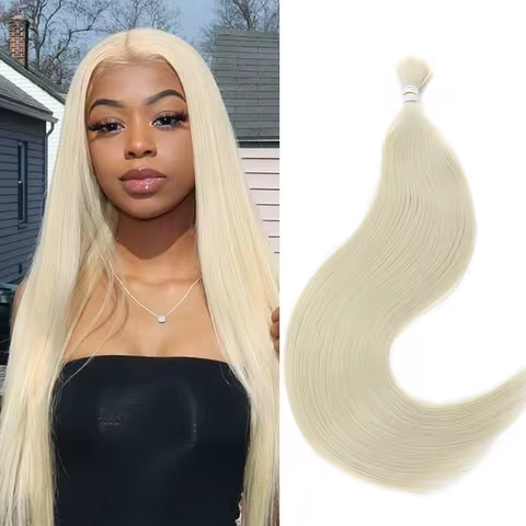 Synthetic Long Straight Hair Ice Organic Protein Silky Level A+ Synthetic Hair Bulk 28inch Blonde Br