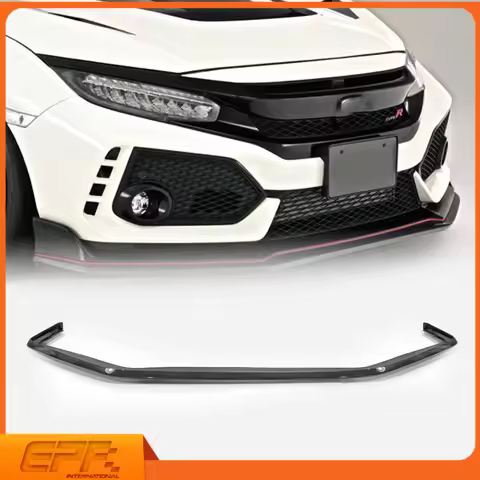 Front Lip Splitter For Civic Type R FK8 (5 Door Hatch) Car Exterior Replacement Body Parts