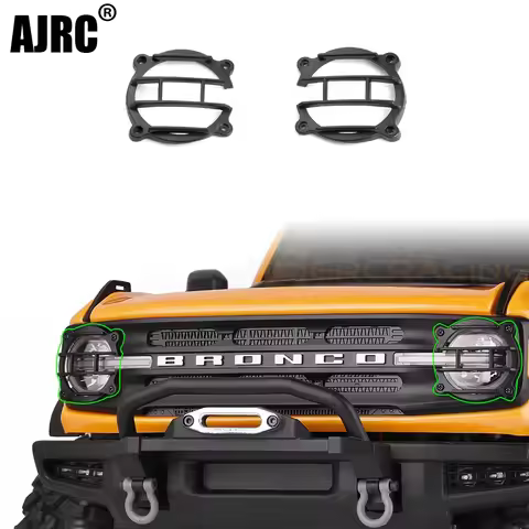 For 1/10 Rc Crawler Car Traxxas Trx4 Bronco 2021 Headlight Cover Headlight Cover Trx-4 Modified Part