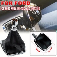 Car shift Dust Cover For Ford Kuga I 08-12/C-Max 07-10 Manual gearshift lever knob Gaiter Boot GB646